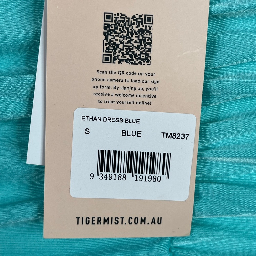 NWT Tiger Mist Ethan Bodycon Dress Teal Blue - Picture 11 of 16